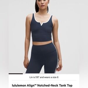 Lululemon align notched neck tank top